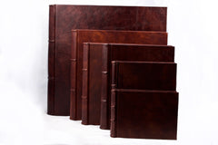 Hand-made Leather photo album (in 5 sizes)